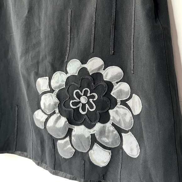 Vintage Cheap & Chic by Moschino Flower Mini Skirt - Picture 3 of 5